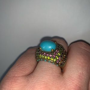Heidi Daus Size 8 Unique Ring